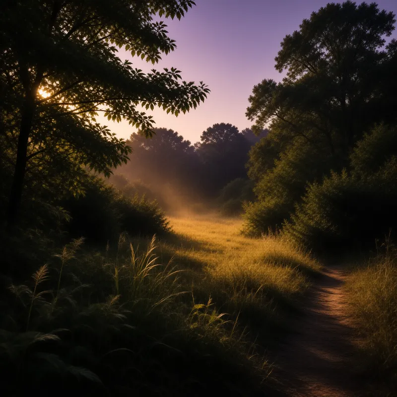 Golden Morning Path
