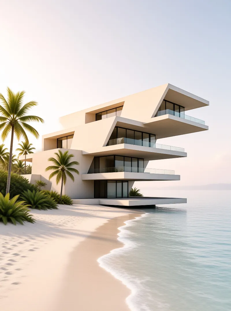 Modern Tropical Beach Villa
