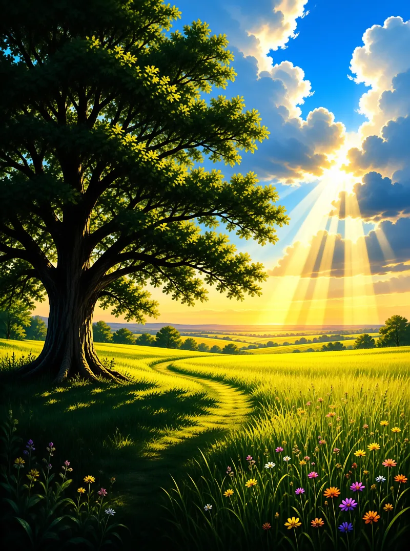 Golden Hour Countryside