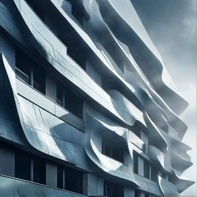 Sculptural Modern Facade