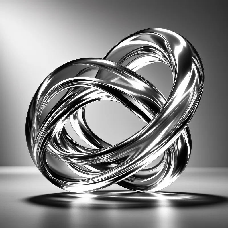Chrome Knot — Sculptural Study