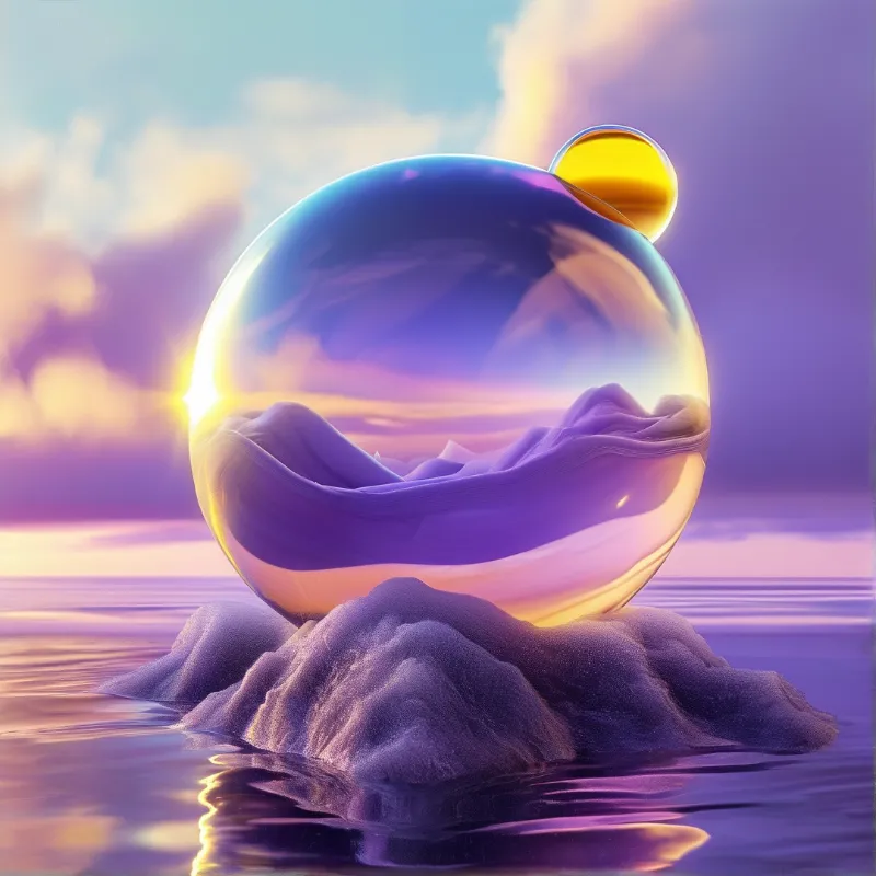 Dreamlike Floating Sphere