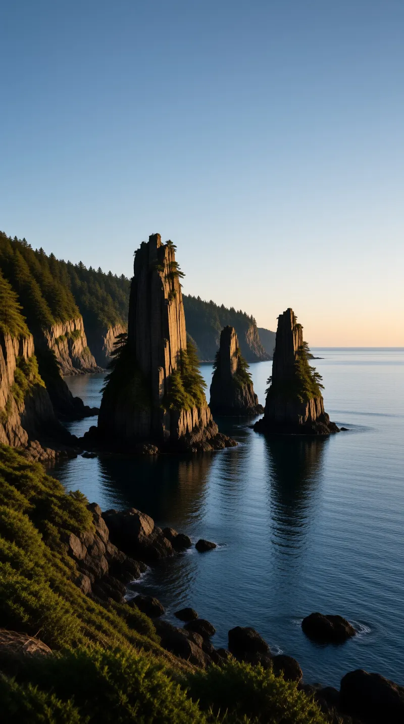 Vertical Rock Formations
