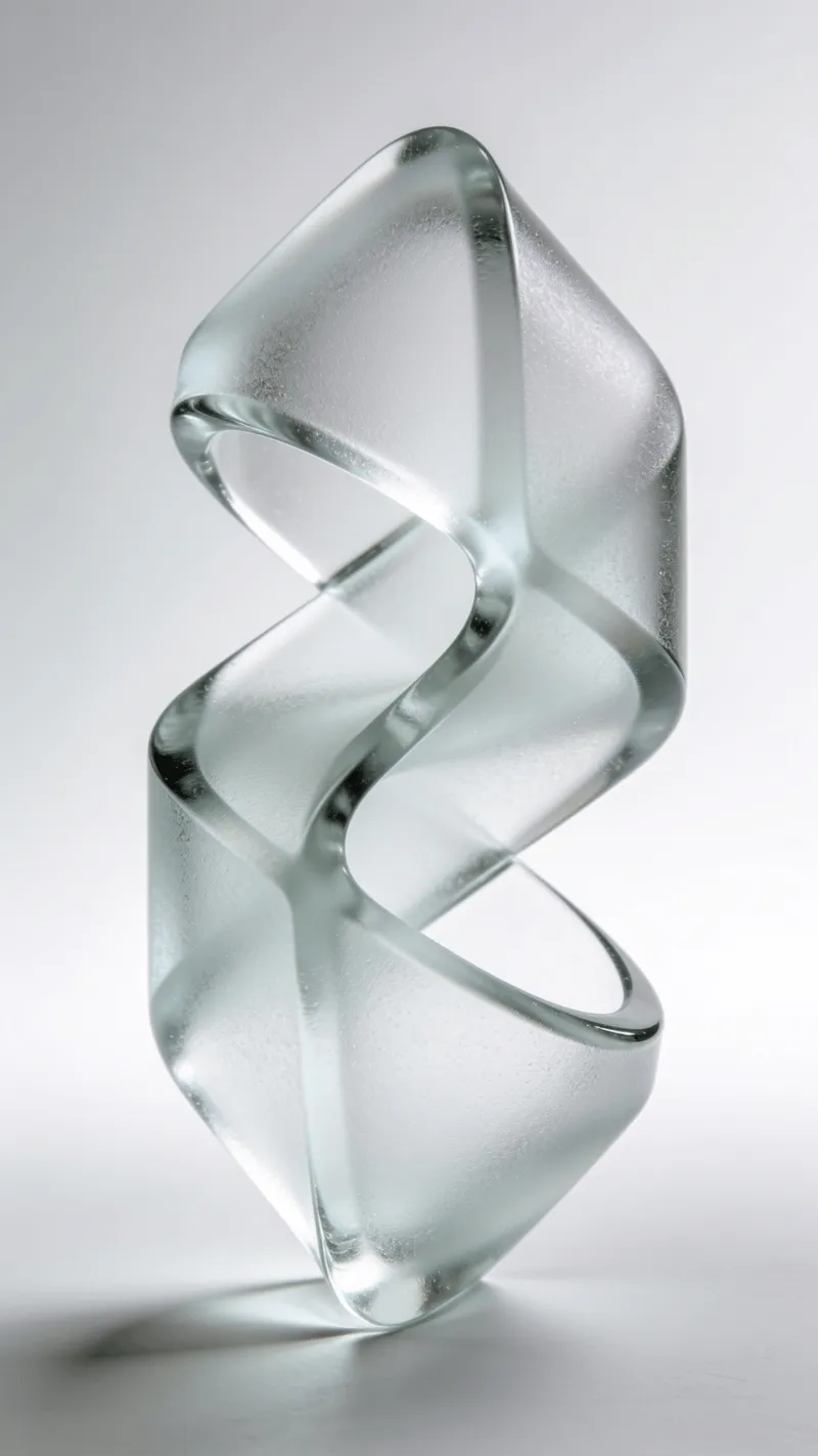 Frosted Glass Impossible Shape