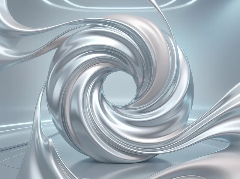 Abstract Metallic Vortex