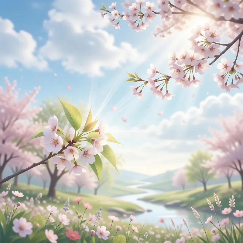 Peaceful Spring Landscape