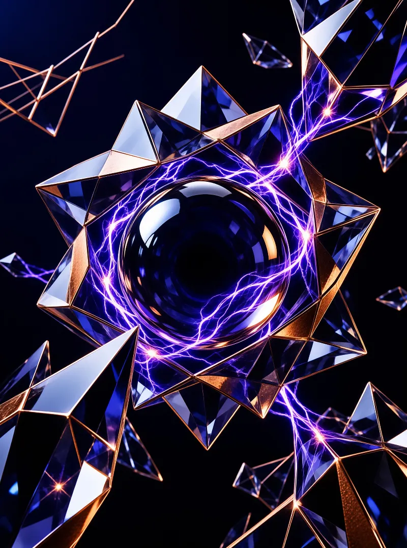 Electric Crystal Artifact