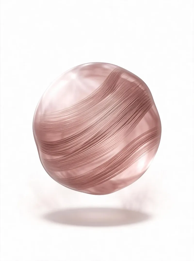 Pink Flowing Sphere