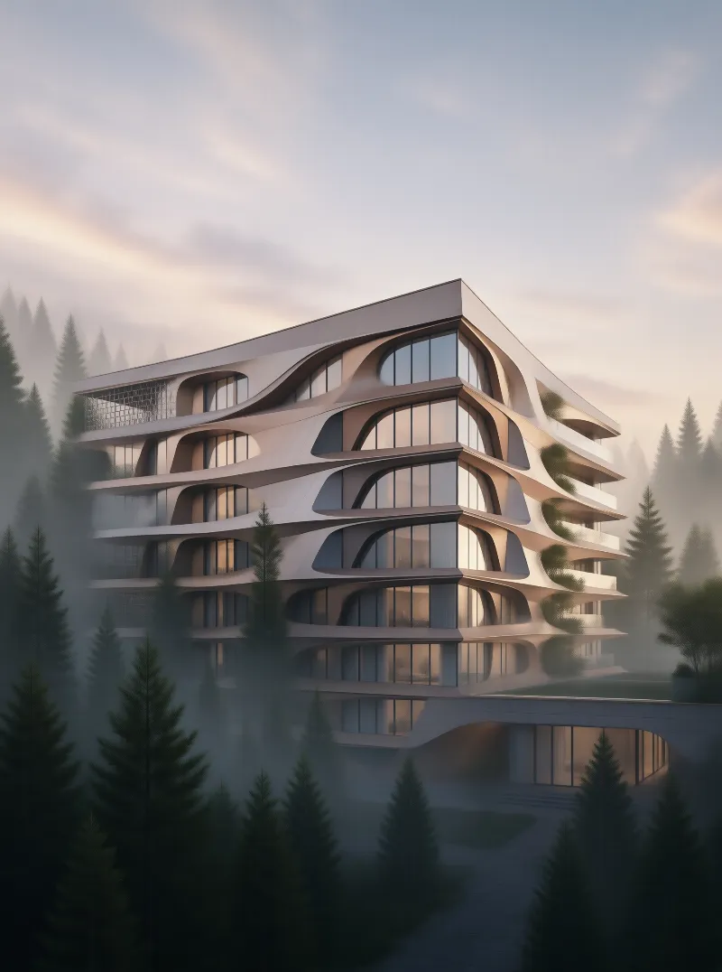 Misty Forest Architecture