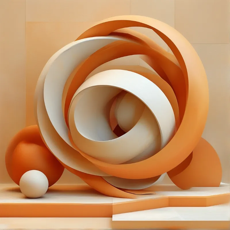 Abstract Geometric Sculpture