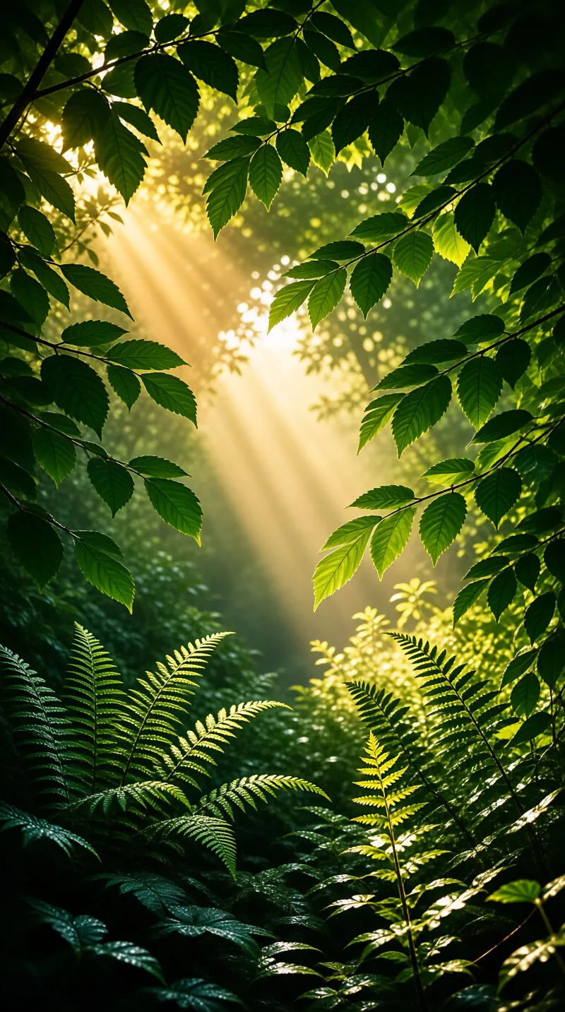 Sunlight in the Forest