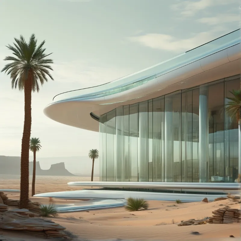 Futuristic Desert Villa