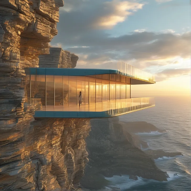 Modern Cliffside Villa