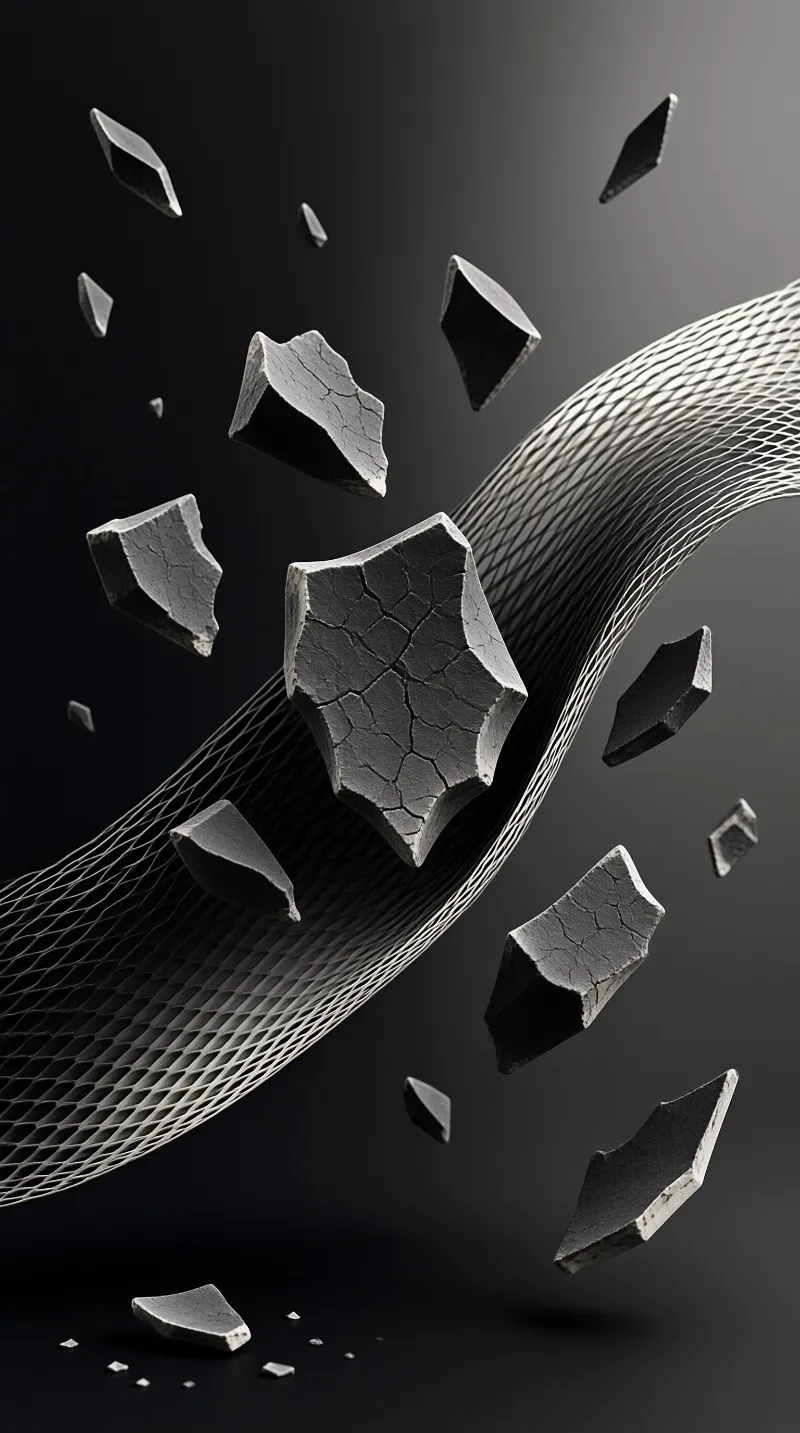 Shattered Fragments 3D Art