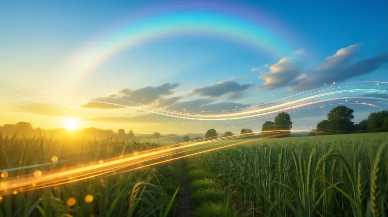 Rainbow Meadow Landscape