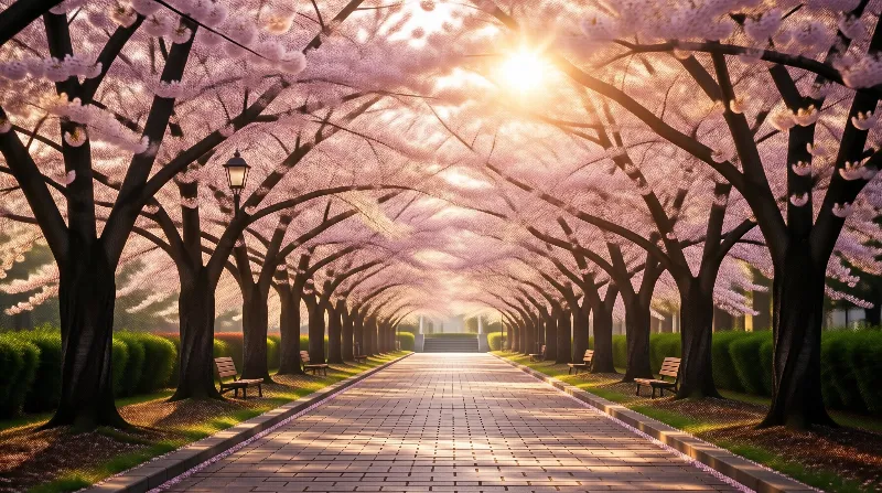 Cherry Blossom Promenade