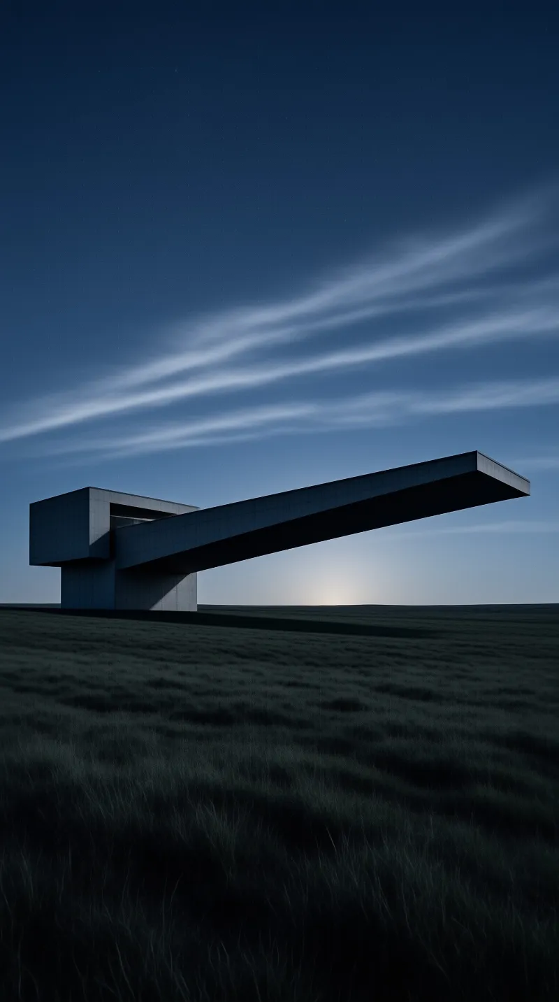 Modern Architecture at Dusk