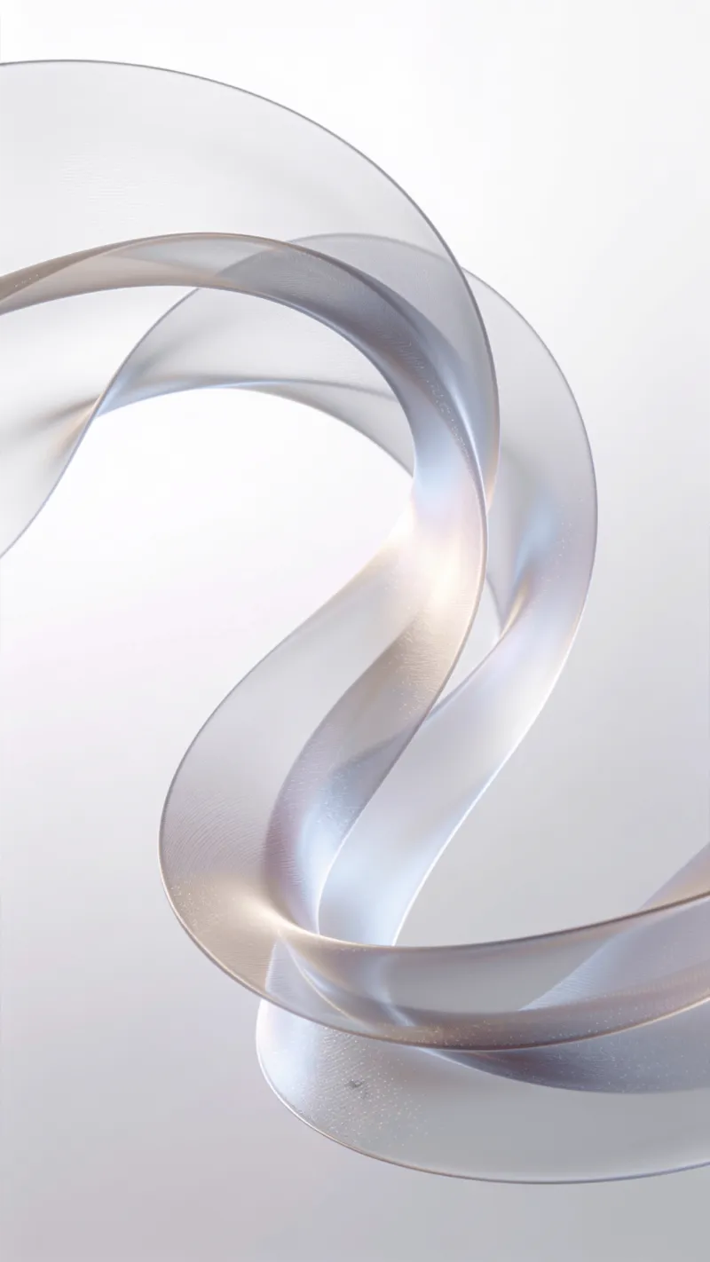 Ethereal Curved Ribbon