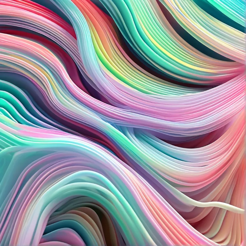 Flowing Color Waves