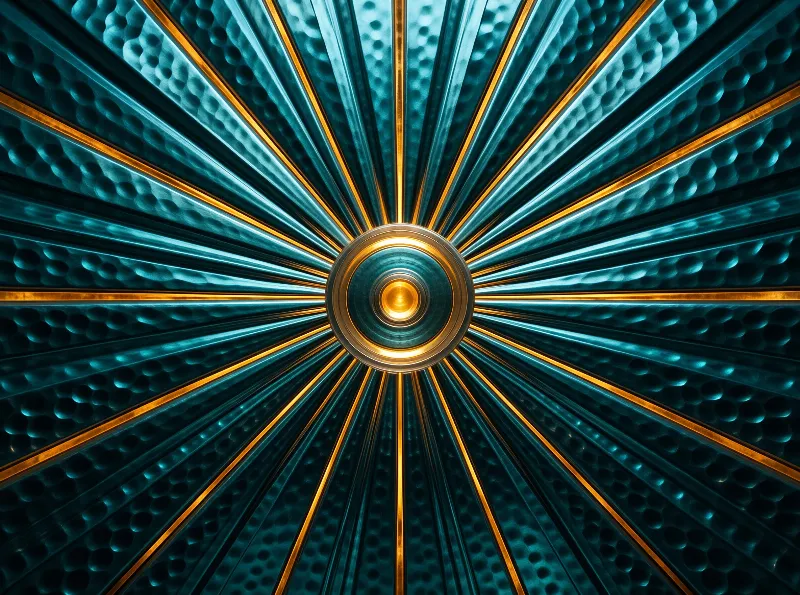 Radial Geometric Pattern