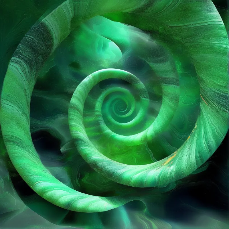 Emerald Spiral Tunnel