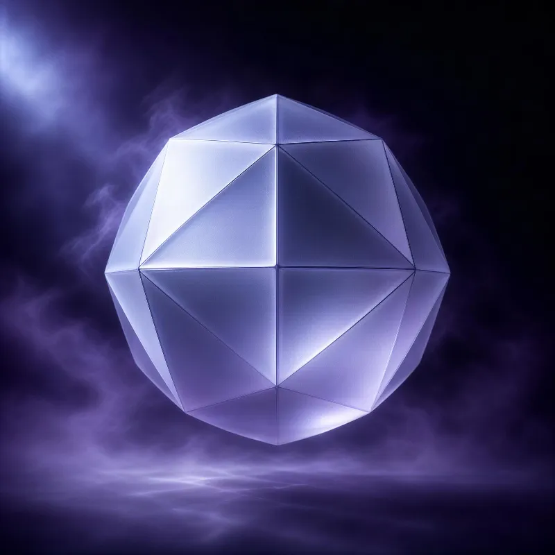 Glowing Geodesic Sphere