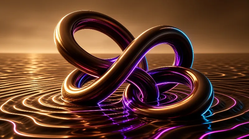 Metallic Infinity Knot