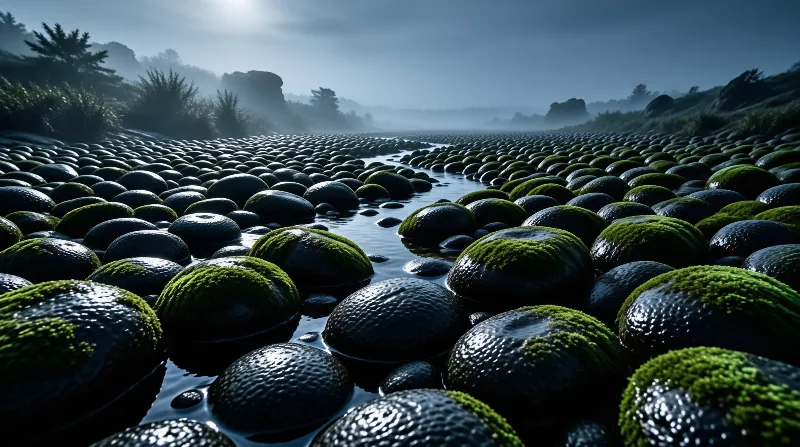 Surreal Avocado Field