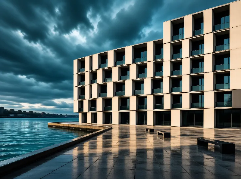 Modern Architecture by Water