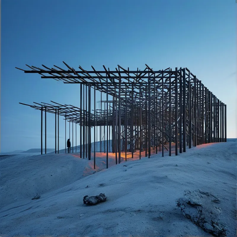 Skeletal Framework at Dusk