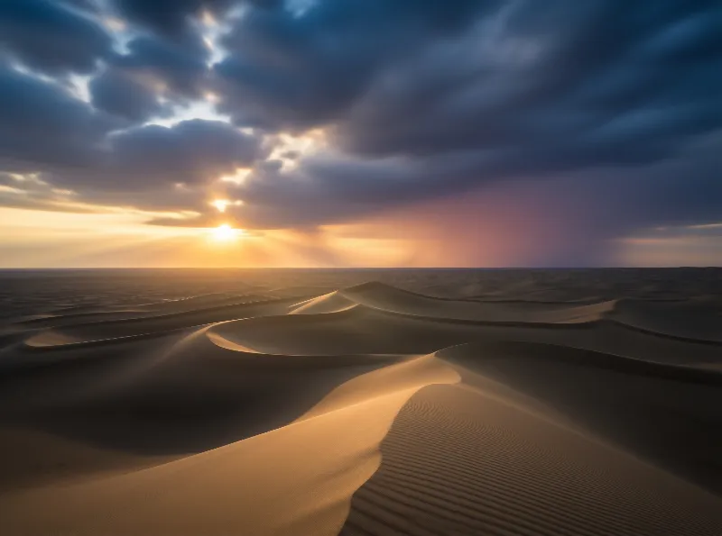 Desert Sunset Dunes