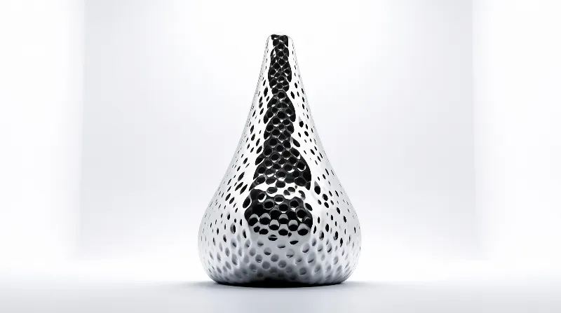 Perforated Teardrop Vase