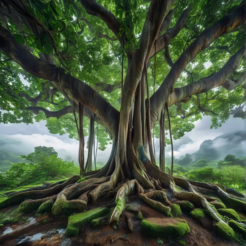 Majestic Banyan Tree