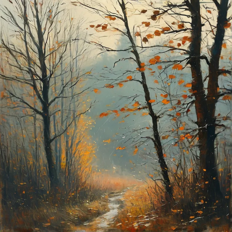 Autumn Forest Path