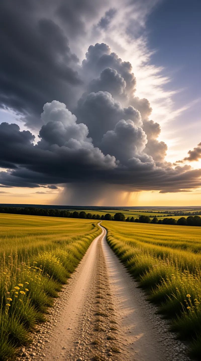 Road Through Golden Fields
