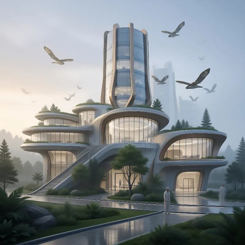 Futuristic Eco Tower