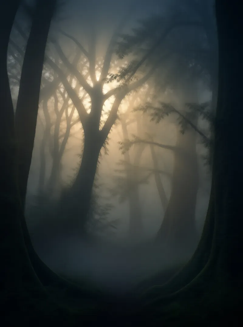 Mystical Misty Forest