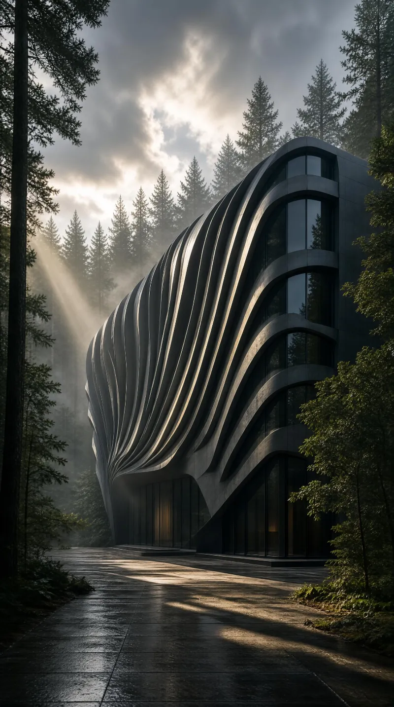 Modern Forest Building