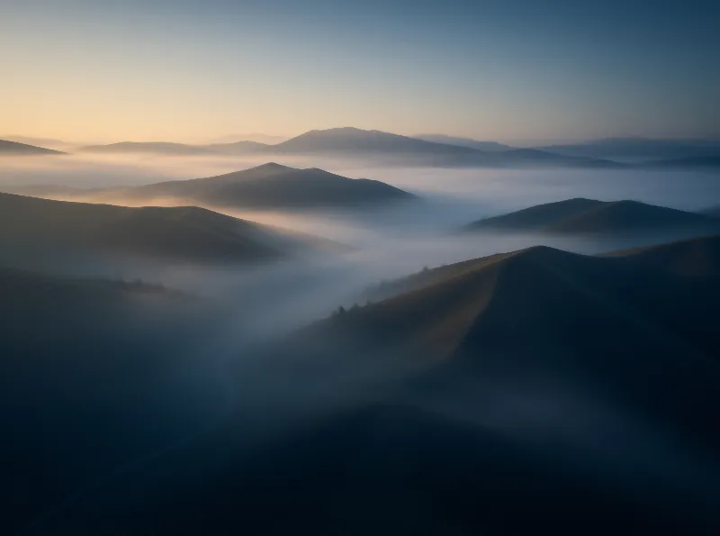 Misty Mountains at Dawn