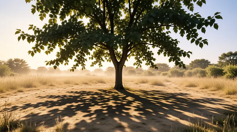 Lone Tree at Golden Dawn