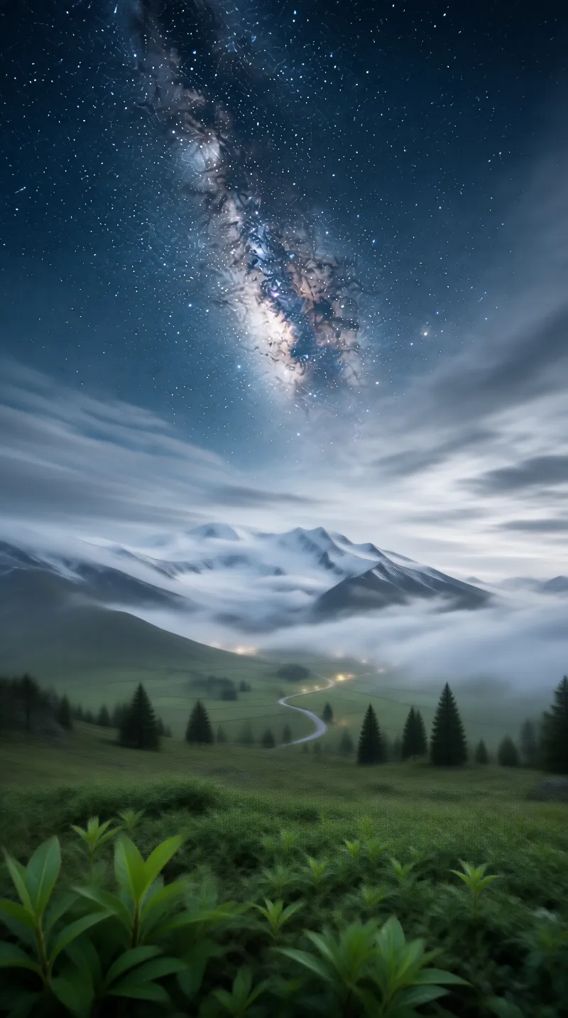 Milky Way Mountain View