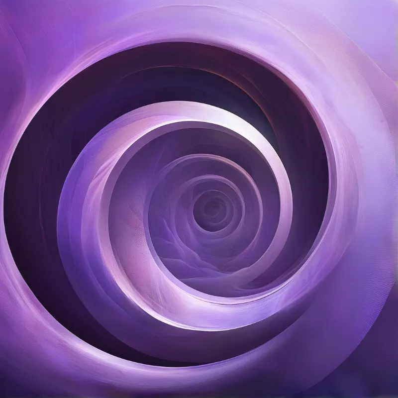 Abstract Purple Spiral