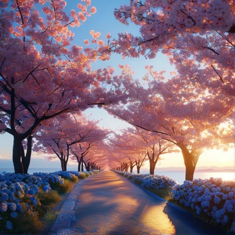 Cherry Blossom Path