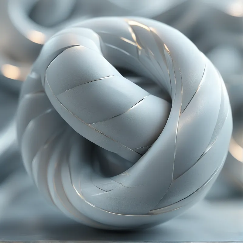 Abstract Light Blue Swirl