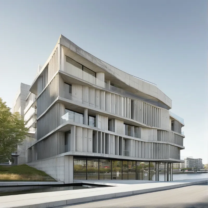 Modern Concrete Building