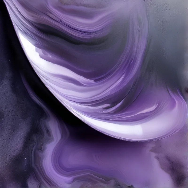 Abstract Purple Fluid Art