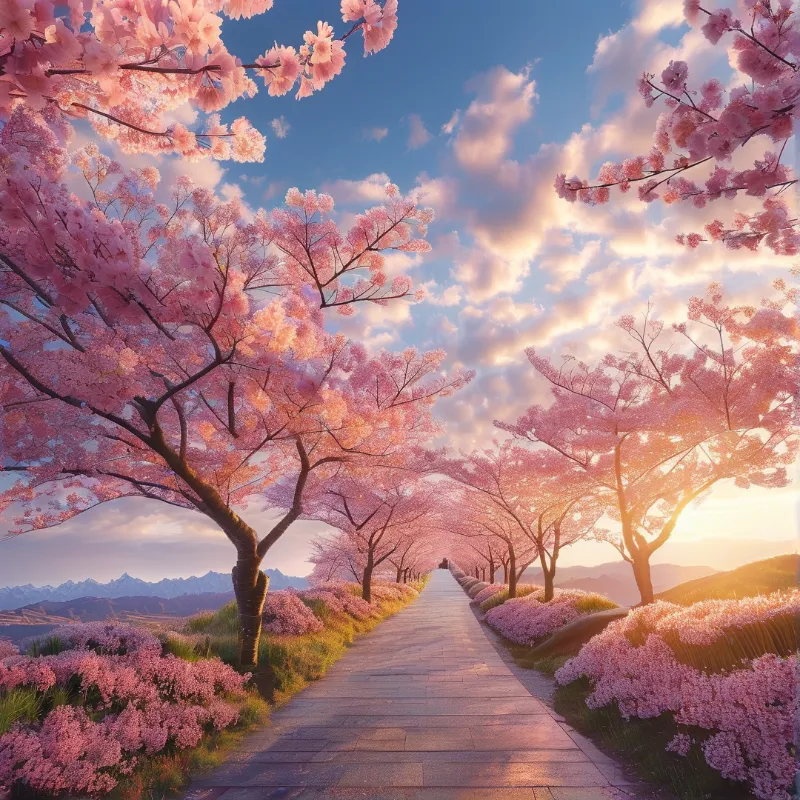 Cherry Blossom Path
