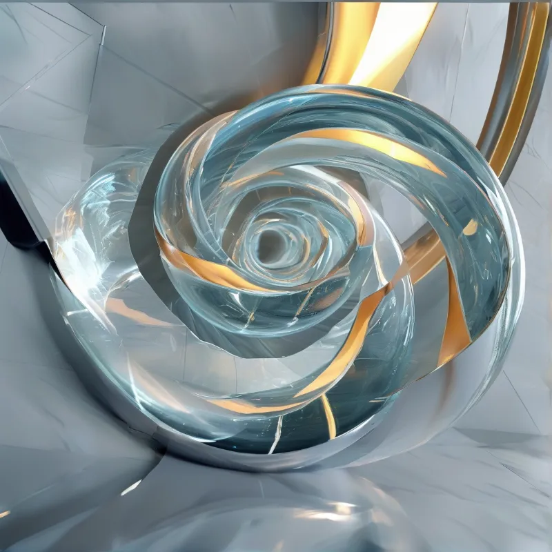 Golden Glass Vortex