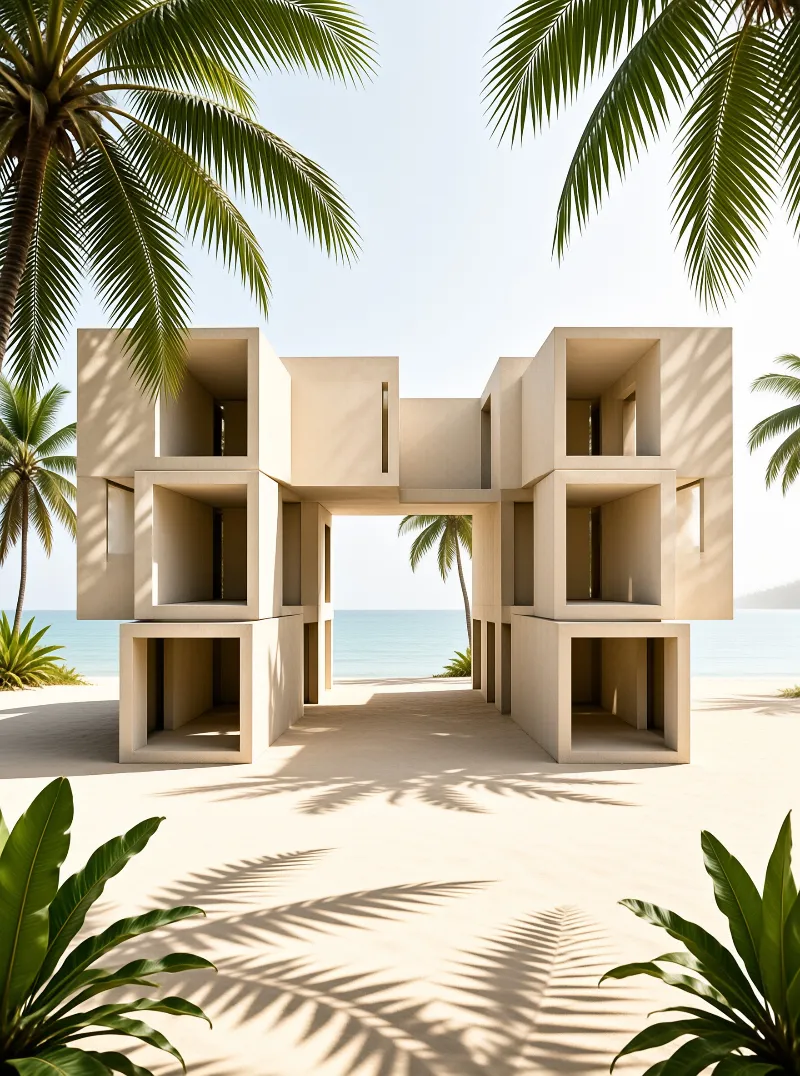 Minimalist Beach Architecture
