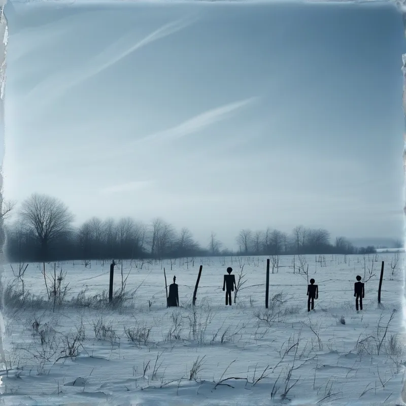 Silhouettes in the Snow